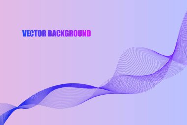 Soyut renk dalgası tasarım ögesi.