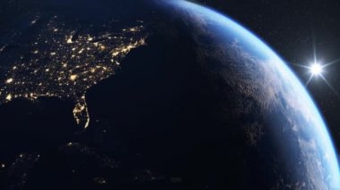 Usa 4k uzayından görüldü