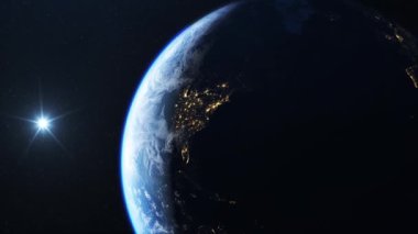 Uzaydan görünen Dünya Gezegeni