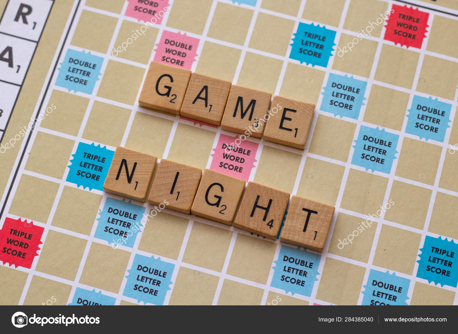 Scrabble Board Game Scrabble Tile Spell Game Night Stock Editorial Photo © mitchdhutchinson