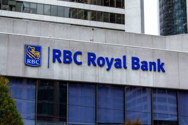 Rbc (Royal Bank of Canada) Vancouver şehir merkezinde. Rbc Kanadalı çok uluslu finansal hizmetler şirketidir..