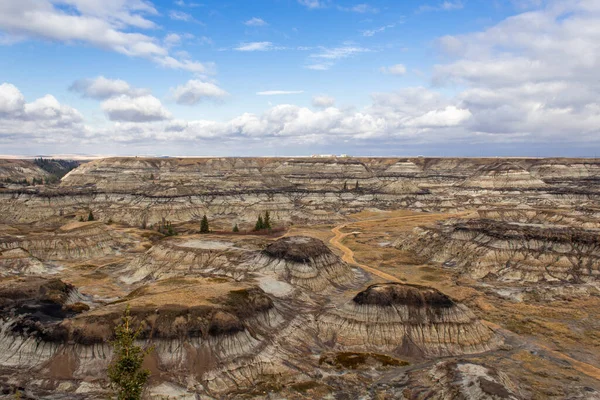 Drumheller Hoodoos 'un oluşması milyonlarca yıl alır ve 5 ila 7 metre boyunda durur..