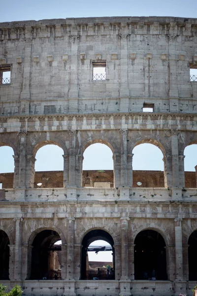Vista Panorámica Las Ruinas Del Coliseo Roma Italia —  Fotos de Stock