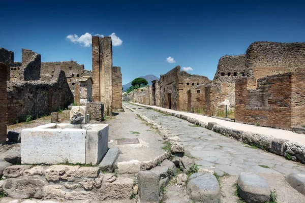 Ruínas Antigas Cidade Antiga Pompeia Itália — Fotografia de Stock