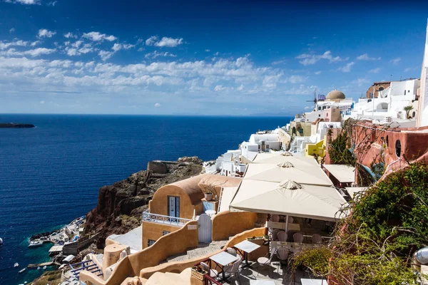 Seascape Restaurant Houses Cliff — Stock Photo, Image