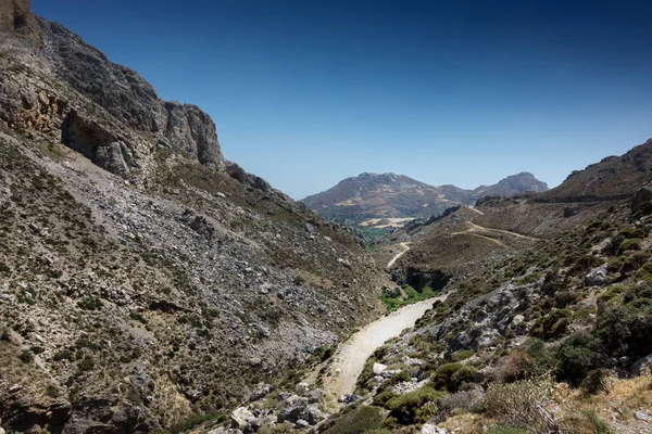 River Flowing Mountain Crete Greece — Stock Photo, Image