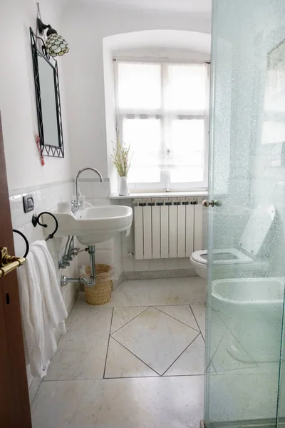 Modern Banyo Cinque Terre Talya — Stok fotoğraf