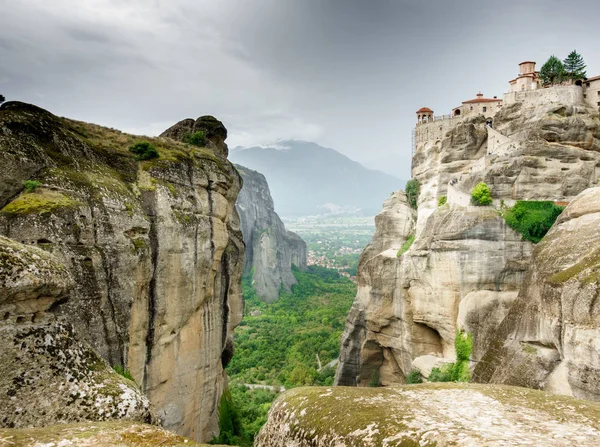 Scenic View Meteora Monastery Greece — Stock Photo, Image