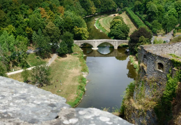 Vista Panorámica Del Puente Del Arco Sobre Río Bélgica — Foto de Stock