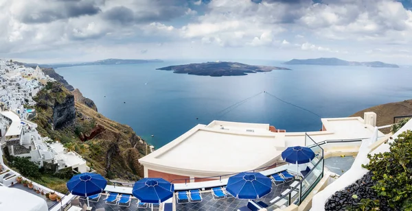 Tourist Resort Oia Town Santorini Island Greece — Stock Photo, Image