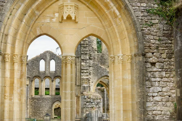 Ruínas Antigas Com Estrutura Arqueada Bélgica — Fotografia de Stock