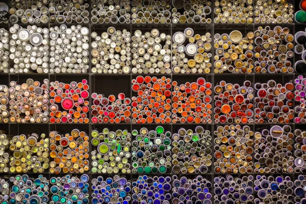Variety Sewing Buttons Sale Textile Shop — Stock Photo, Image