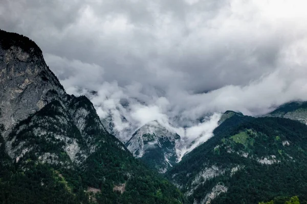 Paisaje Verde Montaña Cielo Nublado Alemania — Foto de Stock