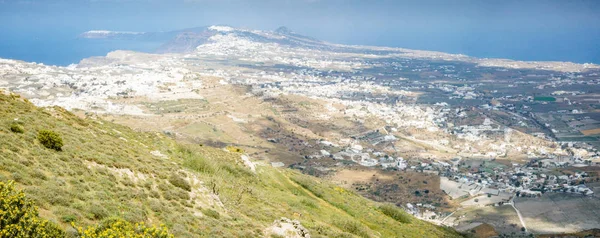 Vista Panoramica Sulla Città Oia Isola Santorini Grecia — Foto Stock