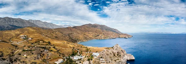 Panoramic View Mountain Sea Crete Greece — Stock Photo, Image