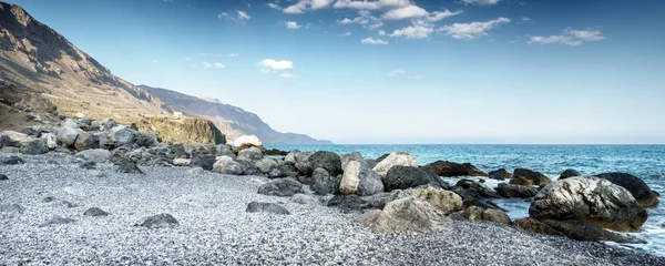 Doğal Görünümü Dağ Deniz Crete Yunanistan — Stok fotoğraf