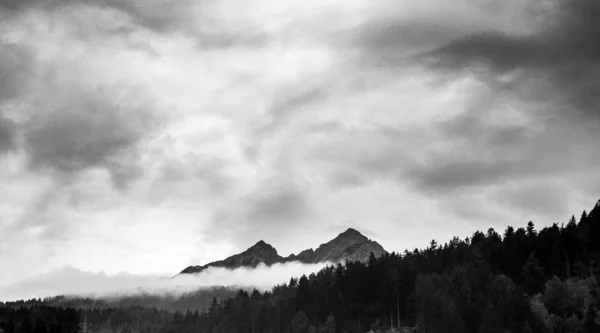Vista Panorámica Montaña Cielo Nublado Alemania — Foto de Stock