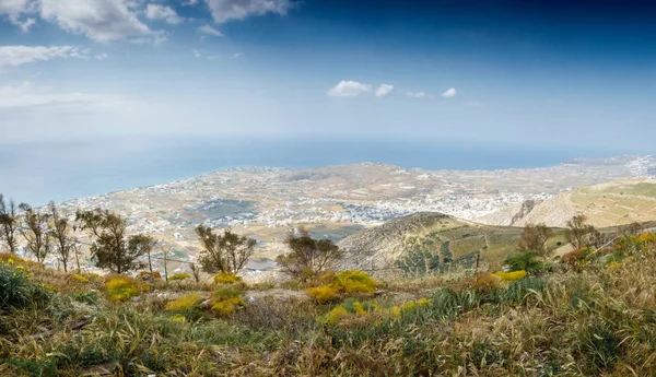 Vacker Utsikt Staden Oia Santorini Island Grekland — Stockfoto