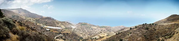 Vista Panorámica Del Paisaje Montaña Creta Grecia — Foto de Stock