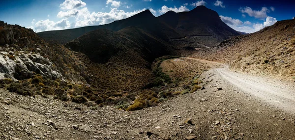 Panoramic View Landscape Mountain Crete Greece — Stock Photo, Image