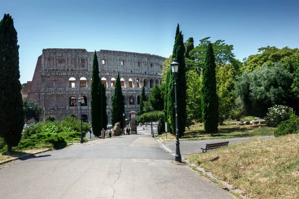 Ruina Del Coliseo Roma Italia —  Fotos de Stock