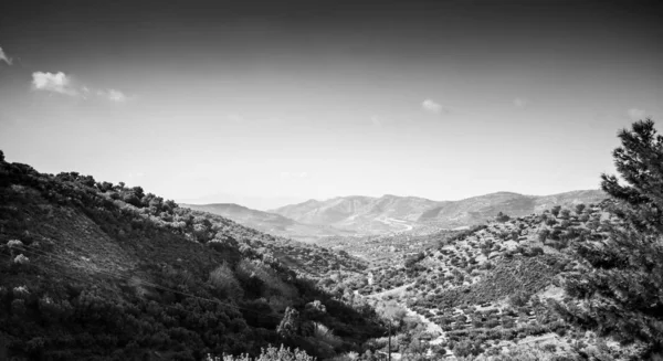 Malebný Pohled Krajiny Hor Kréta Řecko — Stock fotografie