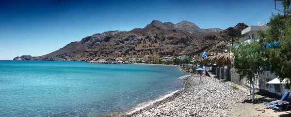 Vue Panoramique Sur Mer Montagne Crète Grèce — Photo