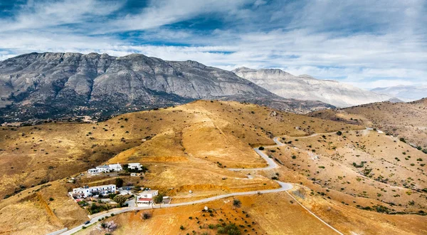 View Town Mountain Sky Crete Greece — Stock Photo, Image