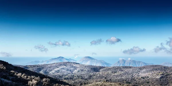 Mountain Peaks Sky Crete Greece Europe — Stock Photo, Image