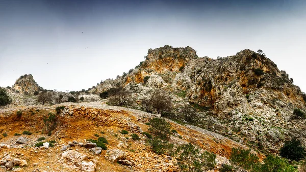 Vista Panorâmica Paisagem Colina Creta Grécia — Fotografia de Stock