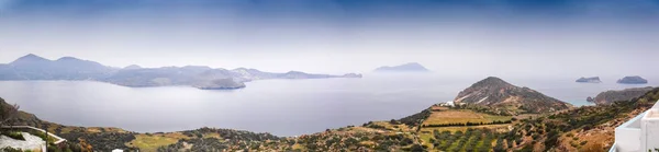 Vista Panorámica Del Paisaje Marino Desde Isla Milos Grecia — Foto de Stock