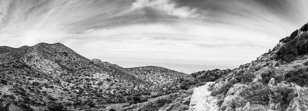 Panoramic View Scenic Mountain Crete Greece — Stock Photo, Image