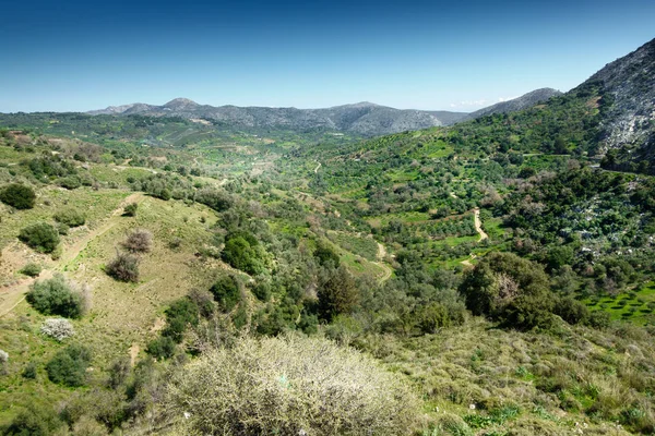 Panoramablick Auf Landschaft Und Berge Beton Griechenland — Stockfoto