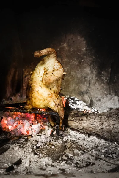 Крупный План Куриного Мяса Гриле Крит Греция Европа — стоковое фото