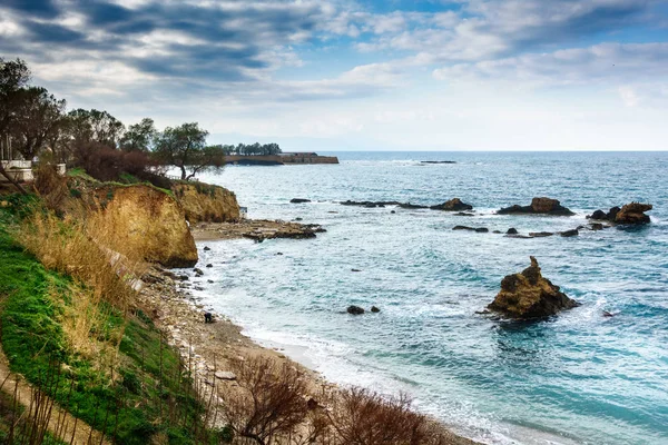 Scenic View Sea Coastline Crete Greece — Stock Photo, Image