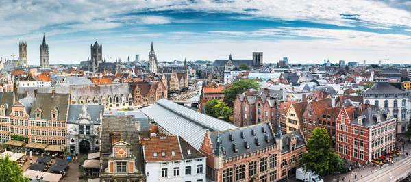 Gent şehir manzarası — Stok fotoğraf