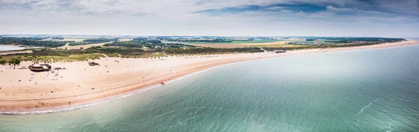 Mořské pole a zemědělská oblast — Stock fotografie