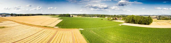 Αεροφωτογραφία του γεωργικού τομέα — Φωτογραφία Αρχείου