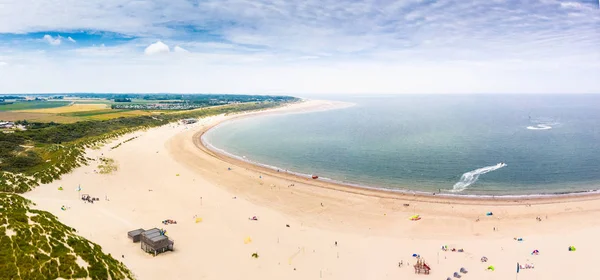 Mořské pole a zemědělská oblast — Stock fotografie