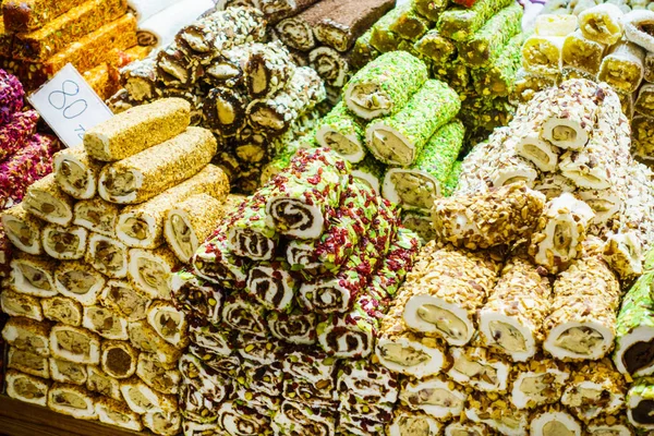 Tyrkiske lækkerier til salg - Stock-foto