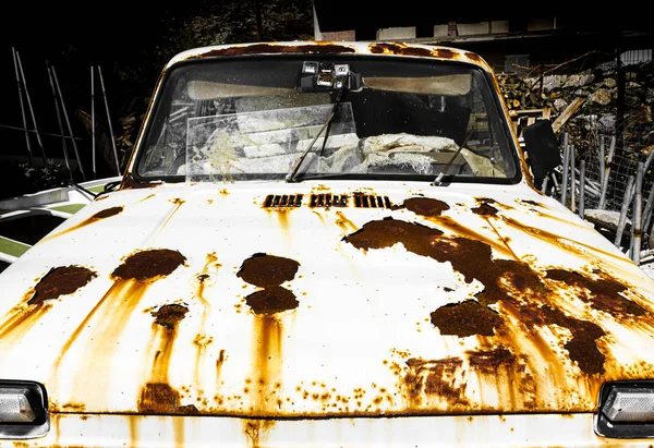 Close,up of rusty car — Stock Photo, Image