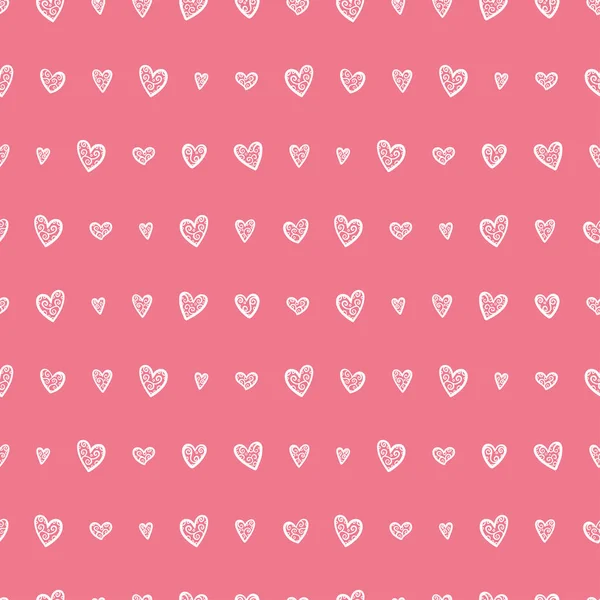 Sevimli el çizimleri, kusursuz kalpler, güzel romantik geçmiş, Sevgililer Günü için harika, Anneler Günü, tekstil, duvar kağıtları, afişler - vektör tasarımı