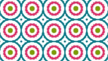 Kaleydoskop sıra desenleri. 4 k. soyut çok renkli hareketli grafik arka plan. Sorunsuz döngü. Güzel parlak süsleme. Veya için yoga, kulüpleri, gösterir, mandala, Fraktal animasyon.