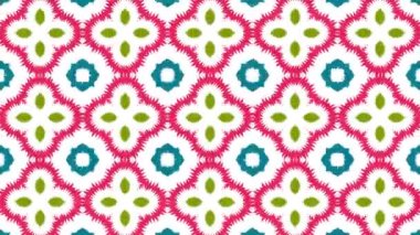 Kaleydoskop sıra desenleri. Soyut çok renkli hareketli grafik arka plan. VJ sorunsuz döngü. Güzel parlak süsleme. Veya için yoga, kulüpleri, gösterir, mandala, Fraktal animasyon.