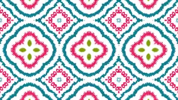 Kaleidoscope Sequence Patterns Abstract Multicolored Motion Graphics Background Seamless Loop — Stock Video