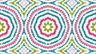 Kaleydoskop sıra desenleri. Soyut çok renkli hareketli grafik arka plan. VJ sorunsuz döngü. Güzel parlak süsleme. Veya için yoga, kulüpleri, gösterir, mandala, Fraktal animasyon.