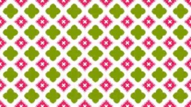 Kaleydoskop sıra desenleri. Soyut çok renkli hareketli grafik arka plan. VJ sorunsuz döngü. Güzel parlak süsleme. Veya için yoga, kulüpleri, gösterir, mandala, Fraktal animasyon.