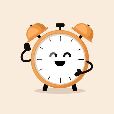 Alarm saati şirin maskot.