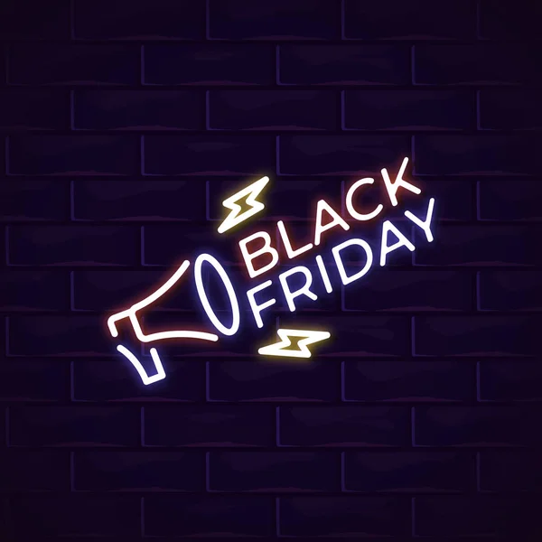 Black Friday Sale Template Banner Design Vector — Stock Vector