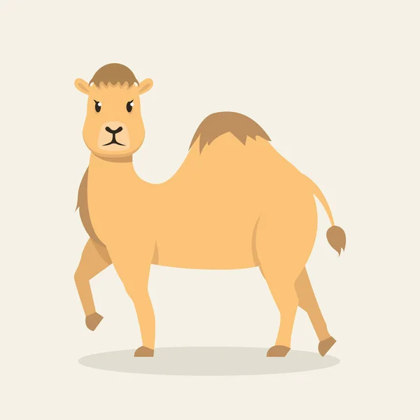 Разгневанный Логотип Верблюжьего Талисмана — стоковый вектор